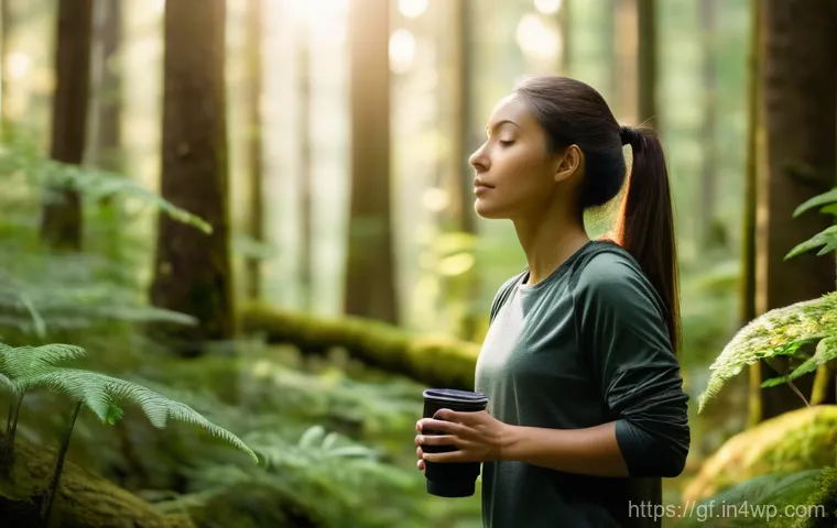 아웃도어 테라피의 지속 가능한 실천 - Inside a bright, modern community workshop, a diverse group of people are actively engaged in repair...
